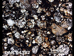 Thin Section Photo of Sample LAR 04382  in Plane-Polarized Light