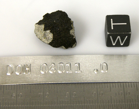 DOM 08011 Meteorite Sample Photograph Showing West View