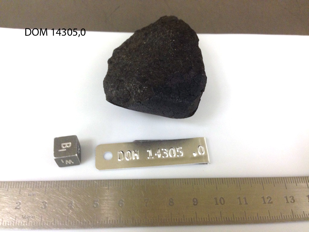 Lab Photo of Sample DOM 14305 Displaying West Orientation