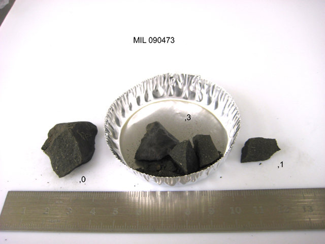 Lab Photo of Sample MIL 090473 Showing Interior View