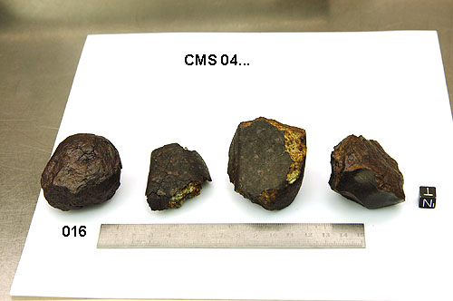 Lab Photo of Sample CMS 04016 Showing North View