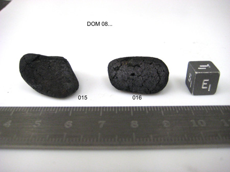 DOM 08015 Meteorite Sample Photograph Showing East View