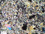 Thin Section Photograph of Sample EET 90015 in Cross-Polarized Light