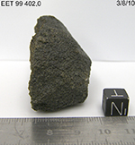Lab Photo of Sample EET 99402 Showing Top North View