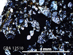 Thin Section Photo of Sample GRA 12510 in Plane-Polarized Light with 5X Magnification