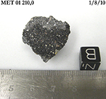 Lab Photo of Sample MET 01210 Showing Bottom North View