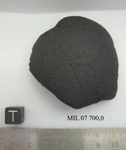 Lab Photo of Sample MIL 07700 Showing Top View