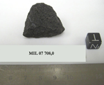 Lab Photo of Sample MIL 07708 Showing Top North View