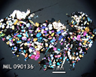 Thin Section Photo of Sample MIL 090136 in Cross-Polarized Light with 1.25x Magnification