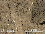 Thin Section Photo of Sample MIL 15148 in Reflected Light with 5X Magnification
