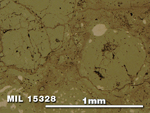 Thin Section Photo of Sample MIL 15328 in Reflected Light with 5X Magnification